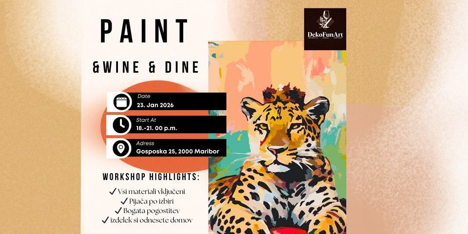 Paint & wine & dine Paint & wine & dine